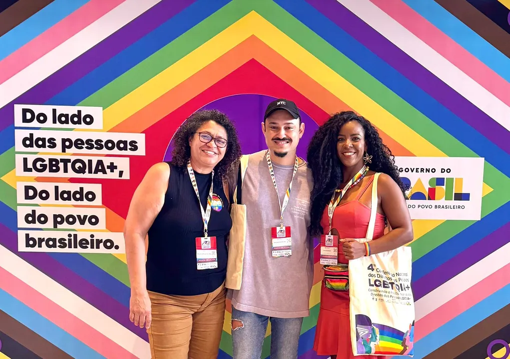 Representando o município de São Gonçalo (RJ), o ativista Walace Ferreira, presidente do Grupo Gay Atitude, participa como delegado da sociedade civil