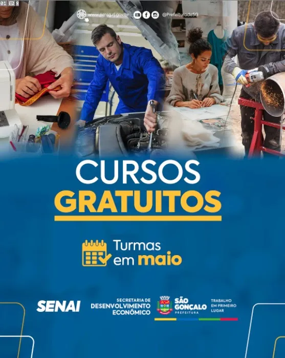 As vagas serão destinadas prioritariamente a moradores do município de São Gonçalo