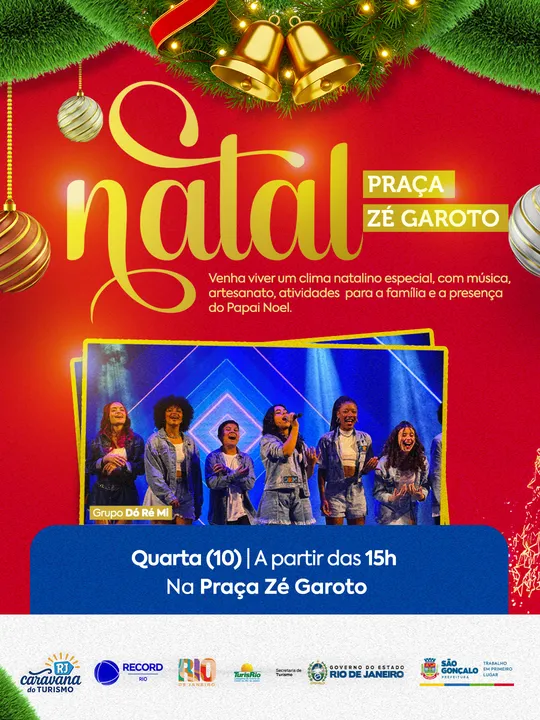 O evento contará acendimento da árvore, apresentação artística, artesanato local e atividades recreativas