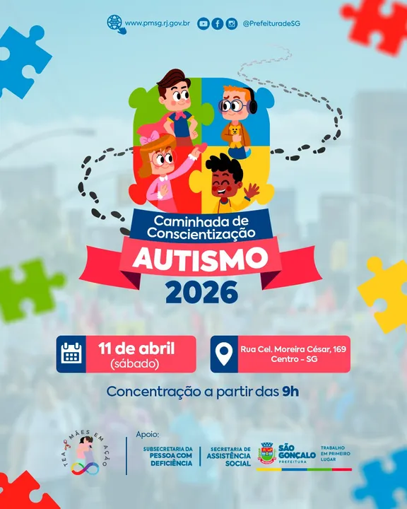 A ação faz alusão ao Dia Mundial de Conscientização do Autismo