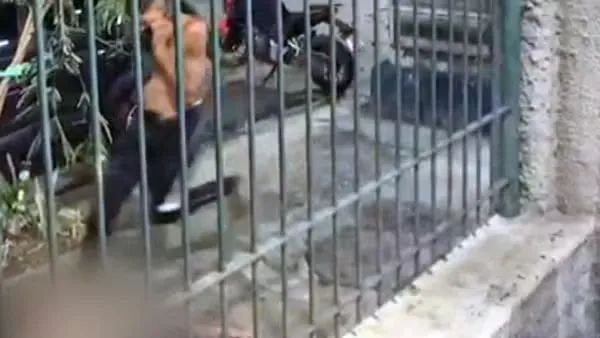 Uma das vítimas já estava ferida no chão, mas ainda recebeu chutes e teve o relógio roubado