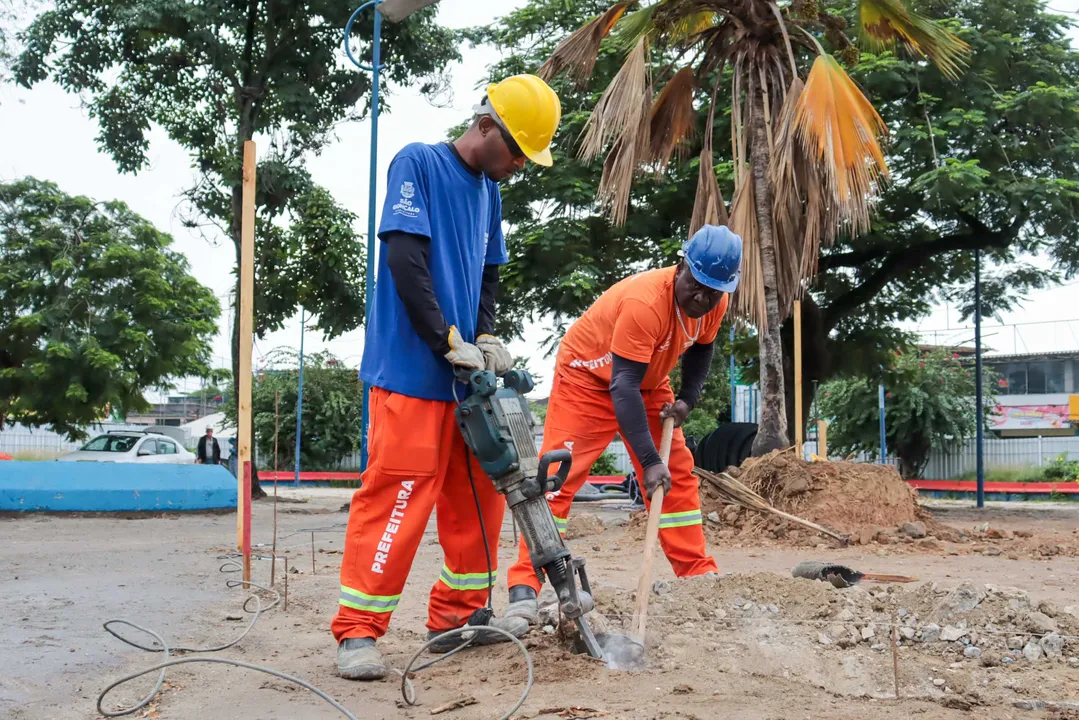 A tradicional área de lazer da região está passando por revitalização