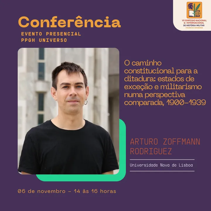 O seminário faz parte do VII Simpósio Nacional de História Militar e o I Simpósio Internacional de História Militar, com tema “Violência e Sociedade: Perspectivas de Análises no Contexto de Novos Caminhos e Novas Abordagens"