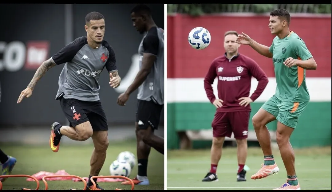 Coutinho e Thiago Silva se enfrentam nesta segunda-feira (20)