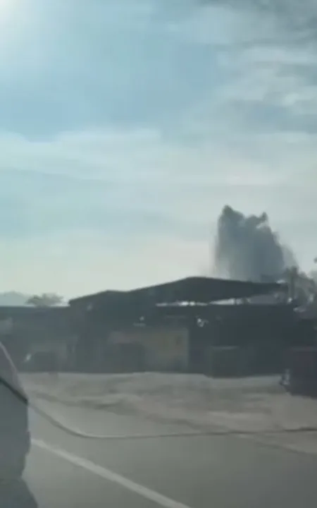 Em razão da manutenção emergencial, o fornecimento precisou ser suspenso