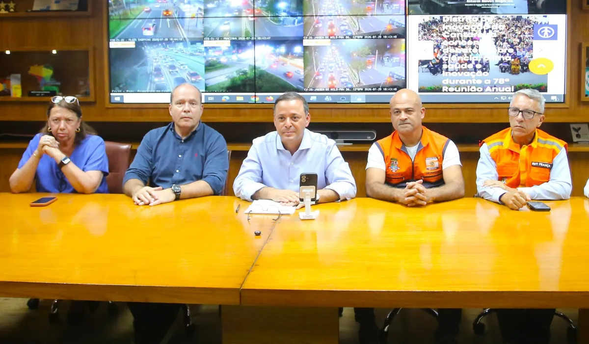 Rodrigo Neves ressaltou que a Secretaria de Proteção e Defesa Civil acompanhou o deslocamento do sistema meteorológico