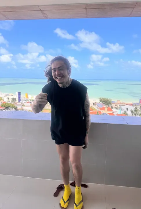 Whindersson Nunes em viagem para Natal, no Rio Grande do Norte