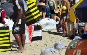 Ambulantes vendem “camarote improvisado” por R$ 100 para show da Shakira em Copacabana