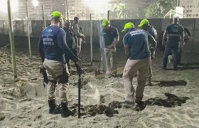 Cerca de 80 kg de materiais perecíveis são apreendidos nas areias de Copacabana