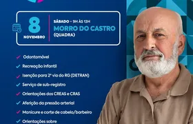 Cidadania Itinerante chega ao Morro do Castro neste sábado