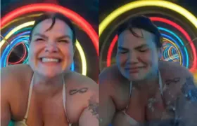 Com 72 kg a menos, Thais Carla se emociona após conseguir descer em toboágua durante viagem