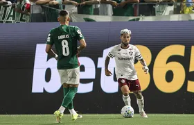 Com pênalti polêmico, Fluminense perde para o Palmeiras em São Paulo