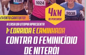 Corrida e Caminhada Contra o Feminicídio mobiliza Niterói neste domingo (29)