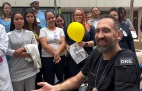 Delegado baleado em operação no Alemão deixa hospital após quase dois meses internado