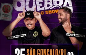Dupla cristã apresenta stand-up para toda a família em “Aí Cê Me Quebra” no Teatro Municipal em São Gonçalo
