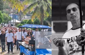 Familiares, amigos e alunos dão último adeus ao mestre Paulinho Sabiá