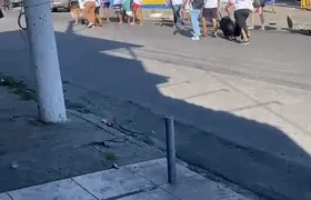 Familiares e amigos realizam protesto pacífico pela morte de Andressa Nogueira em São Gonçalo