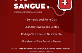 HemoRio faz campanha por doações de sangue para delegado baleado em operação na Penha