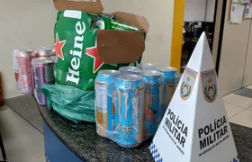 Homem é preso por furtar bebidas de bar em Itaipu; Vídeo!