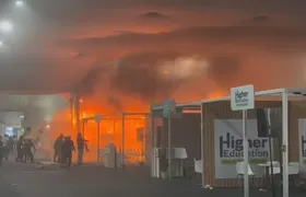 Incêndio atinge pavilhão da COP30, em Belém