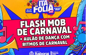 Ita Folia 2026: flash mob de Carnaval com aulão de dança vai animar Itaboraí