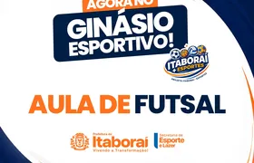 Itaboraí abre inscrições para aulas de futsal no novo Ginásio Esportivo Municipal