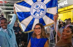 Janja participa do ensaio técnico da Acadêmicos de Niterói