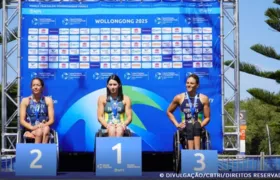 Jéssica Ferreira conquista bronze no Mundial de triatlo paralímpico
