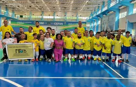 Jogo pela inclusão reúne seleção brasileira de nanismo e estudantes em Niterói