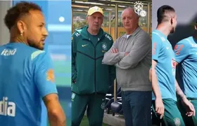 Lesão de Neymar, primeira coletiva e visita de Felipão; Confira detalhes do segundo dia de treinos da seleção