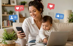 Maternidade e redes sociais: qual o limite para compartilhar a rotina de forma saudável?