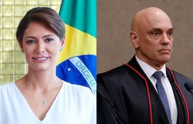 Michelle Bolsonaro chama Moraes de 'irmão em Cristo' e fala sobre possível conversão do ministro
