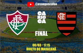 OSG Esportes transmite final do Campeonato Carioca entre Fluminense e Flamengo neste domingo