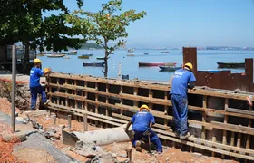 Obras da Praia das Pedrinhas seguem a todo vapor neste início de 2026