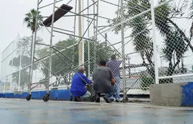 Obras de reforma e modernização na Praça da Trindade estão 60% concluídas