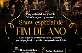 Orquestra Municipal faz show especial de final de ano nesta segunda-feira (22)