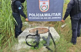 PM apreende armas no Capote, em São Gonçalo