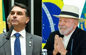 Pesquisa mostra Lula à frente de Flávio Bolsonaro em um possível 2º turno