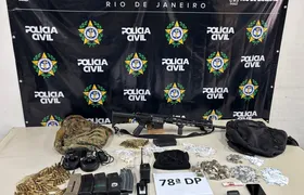 Polícia Civil prende suspeito com fuzil e grande quantidade de munições em Niterói