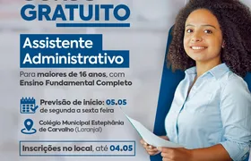 Prefeitura e Senai oferecem vagas para curso gratuito de Assistente Administrativo