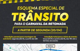 Prefeitura realiza alterações no trânsito para o Carnaval da Retomada 2026