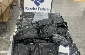 Receita Federal apreende cerca de 25 kg de skunk com americana no Aeroporto do Galeão/RJ