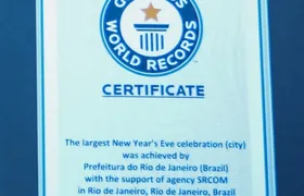 Rio entra para o Guinness Book como sede do maior réveillon do planeta
