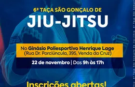 São Gonçalo tem inscrições abertas para 6ª Taça de Jiu-jítsu