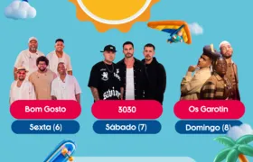 Sesc Verão São Gonçalo terá três dias de shows e programação gratuita no Parque RJ