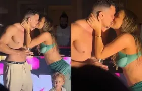 Tatá Estaniecki e Júlio Cocielo são flagrados se beijando e reacendem rumores de reconciliação