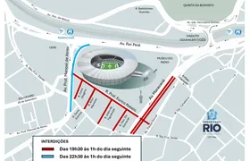Trânsito no Maracanã terá alterações para Madureira x Flamengo segunda-feira (02/03)