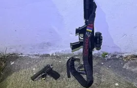 Três homens são baleados e uma submetralhadora apreendida durante perseguição policial em São Gonçalo