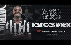 Volante Domingos Andrade é anunciado no Botafogo