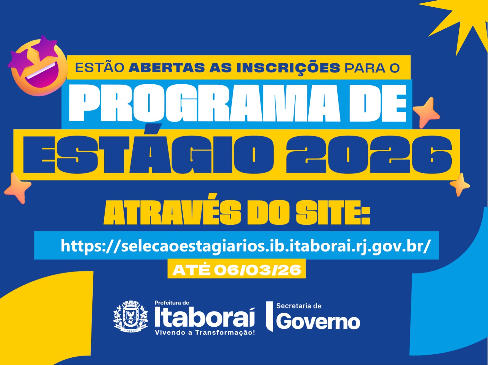 Itaboraí divulga vagas para estágio obrigatório em diversas áreas da ...